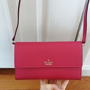 Pink kate spade crossbody bag